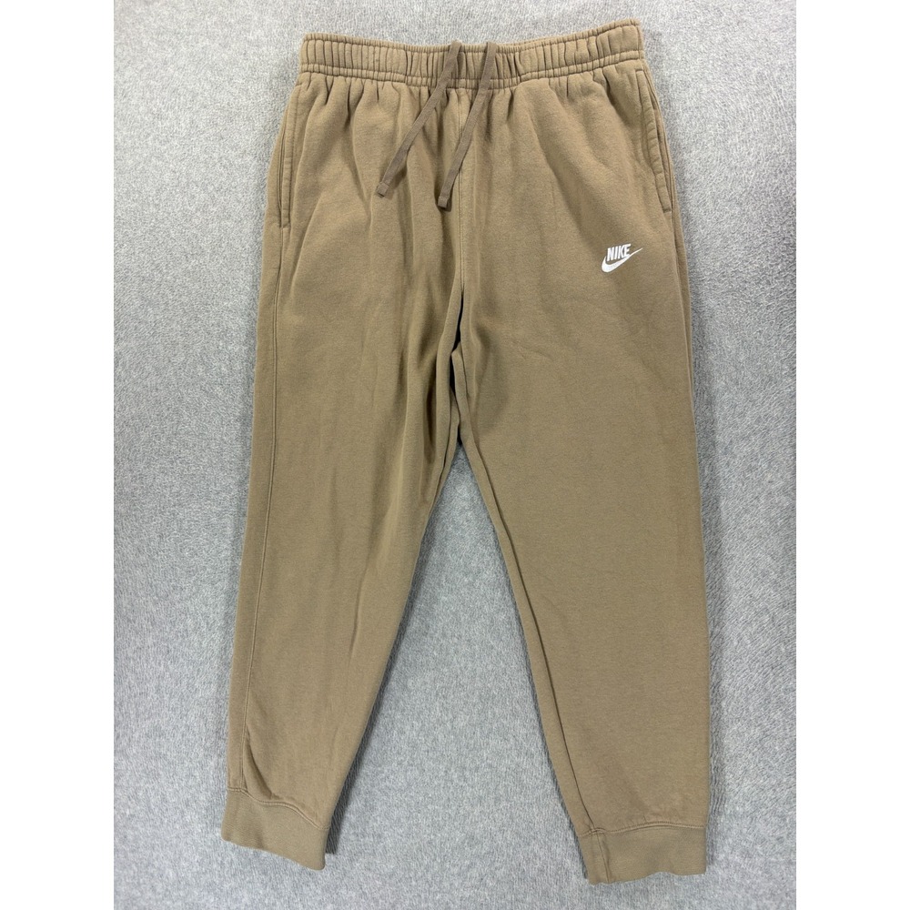 Nike Performance Midweight Jogger Sweatpants (Men's Large) Tan -